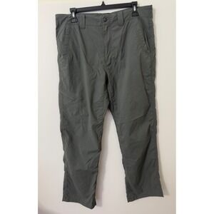 Royal Robbins Hiking Pants Mens 34x30 Gray  Lightweight Cargo Utility